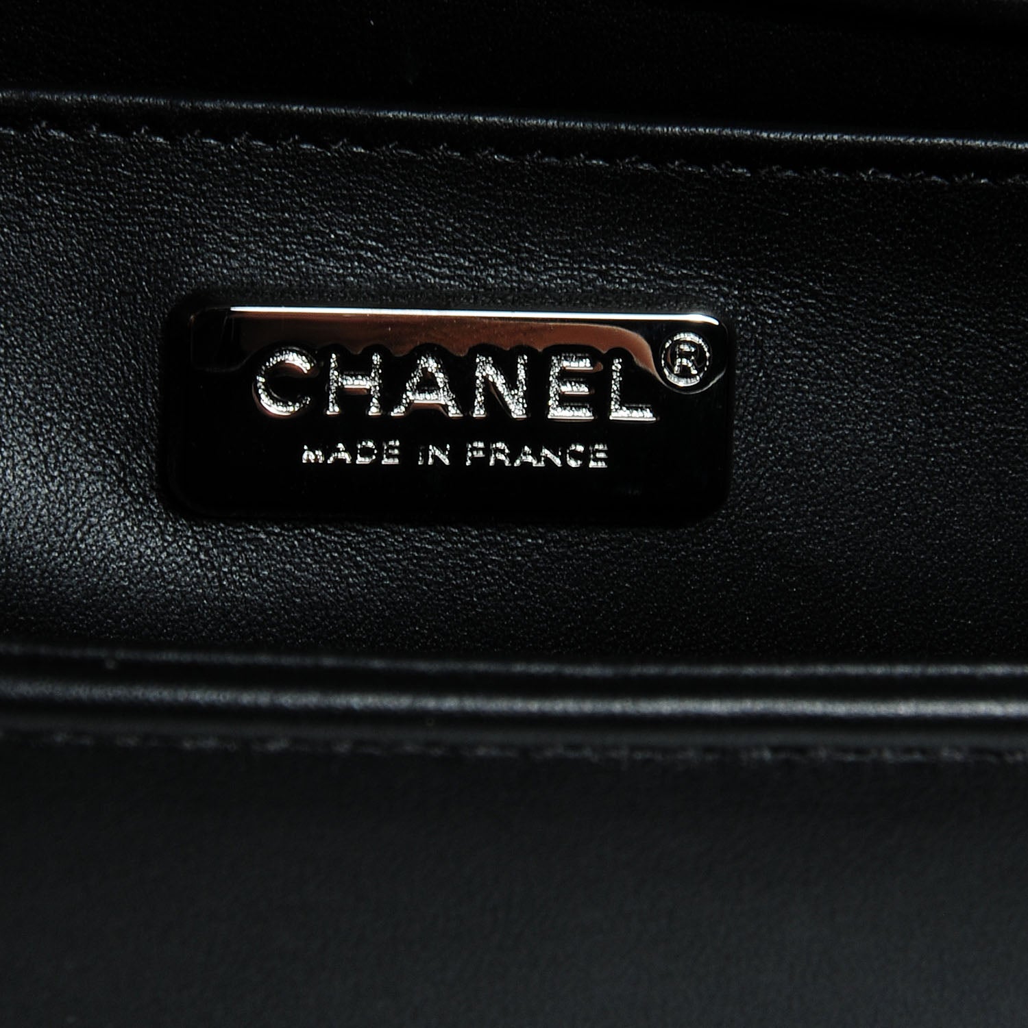 Chanel Matte Python Calfskin Medium Boy Flap Black 7 of 8
