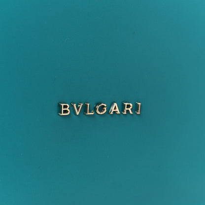 Bulgari Calfskin Galuchat Serpenti Forever Crossbody Turquoise 8 of 11