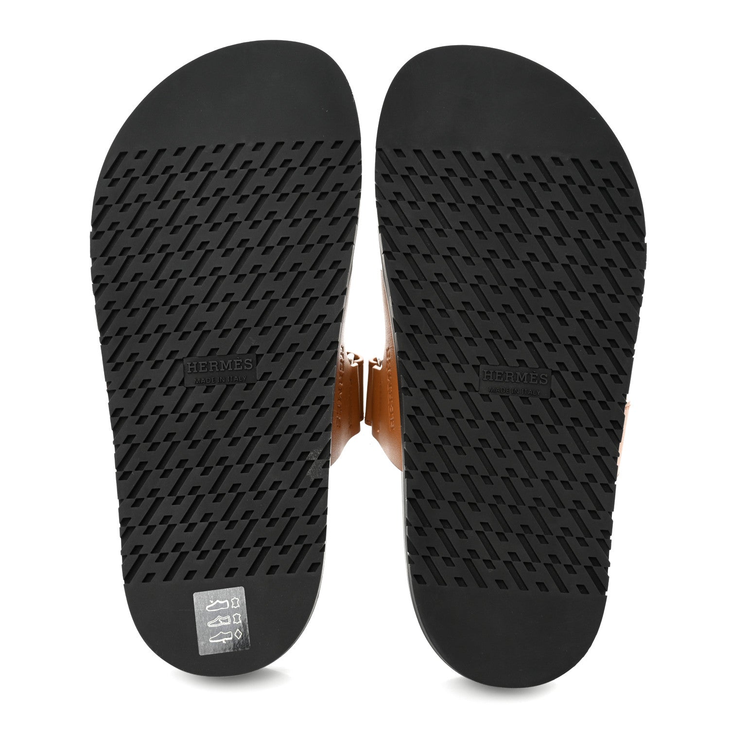 Hermes Calfskin Womens Chypre Sandals 36.5 Naturel 5 of 9