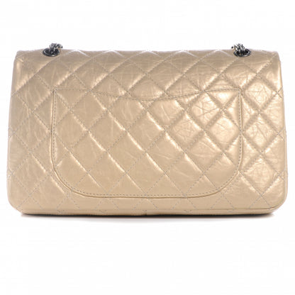 Chanel Aged Calfskin 2.55 Reissue 227 Flap Pale Gold 3 of 9