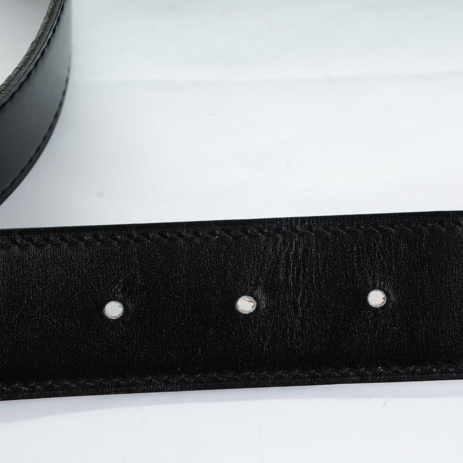 Hermes Box Togo 32mm H Belt 80 Black Gold 7 of 9