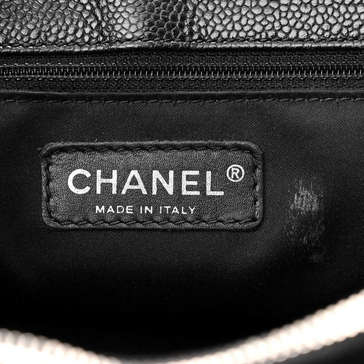 Caviar Quilted Grand Shopping Tote GST Black