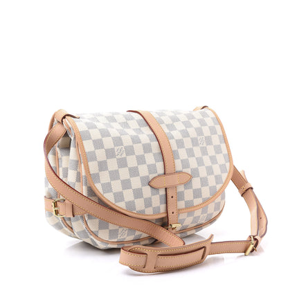 Louis Vuitton Damier Azur Saumur MM 2 of 9