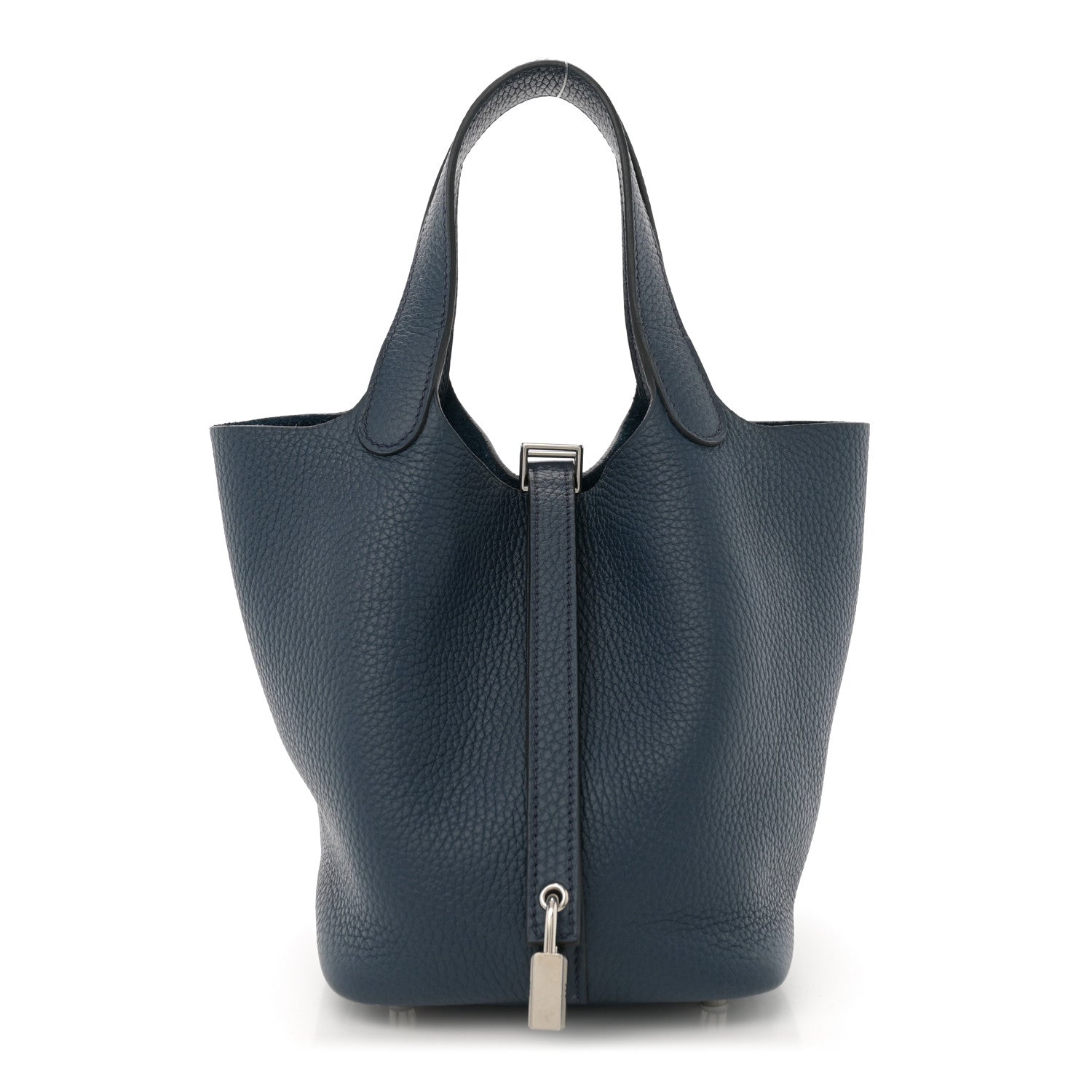 Hermes Taurillon Clemence Picotin Lock 18 PM Bleu de Prusse 1 of 10