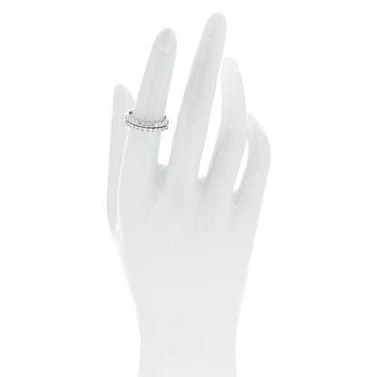 Parker & West by FASHIONPHILE Platinum Diamond 1.00ct Double Half Eternity Band Ring  52 6 2 of 9