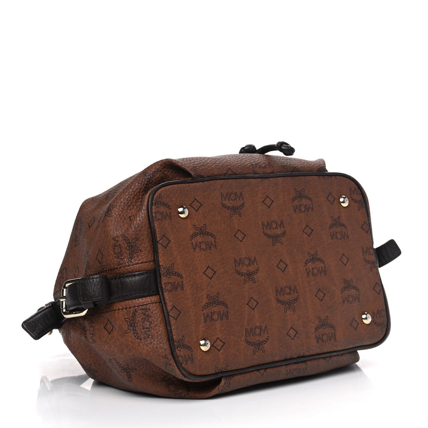 Visetos Essential Drawstring Bucket Bag Brown