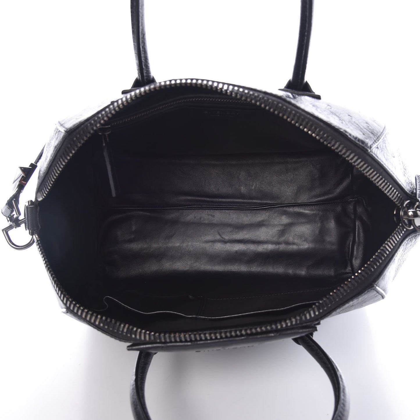 Ostrich Medium Antigona Black