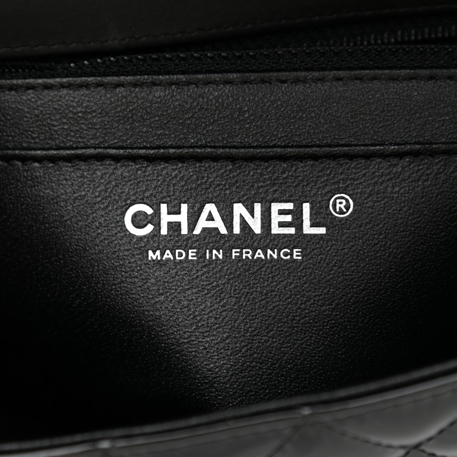 Chanel Patent Calfskin Quilted Mini Rectangular Flap So Black 6 of 10