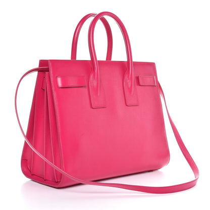 Saint Laurent Calfskin Small Sac De Jour Bubblegum 4 of 10