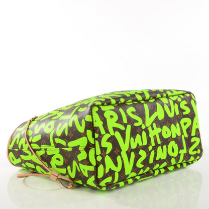 Louis Vuitton Monogram Graffiti Neverfull GM Green 4 of 7
