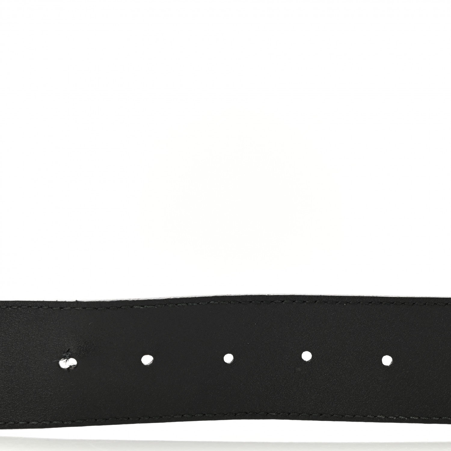 Gucci Textured Calfskin Double G 40mm Belt 105 42 Black 5 of 7