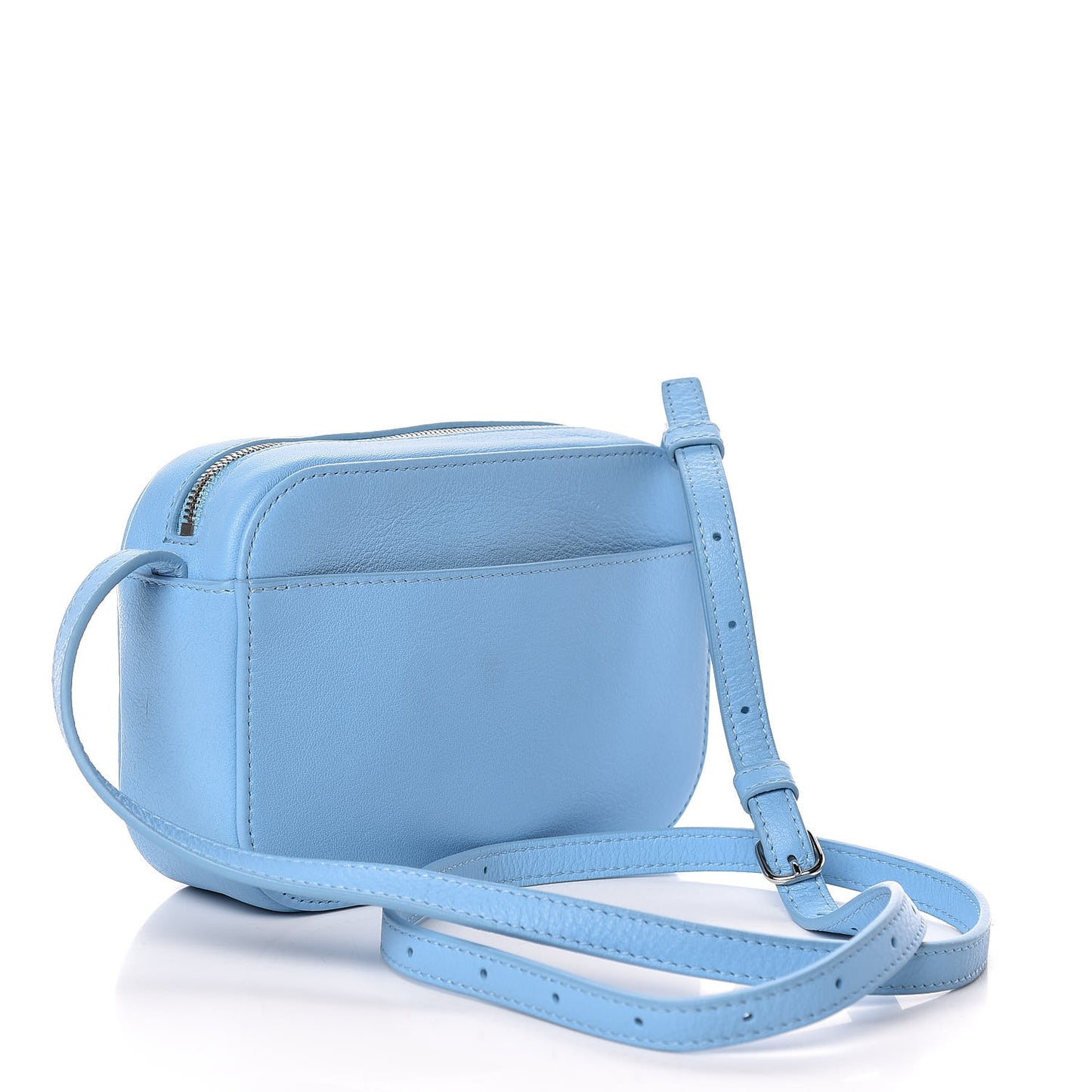 Calfskin XS Everyday Camera Bag Baby Blue Black