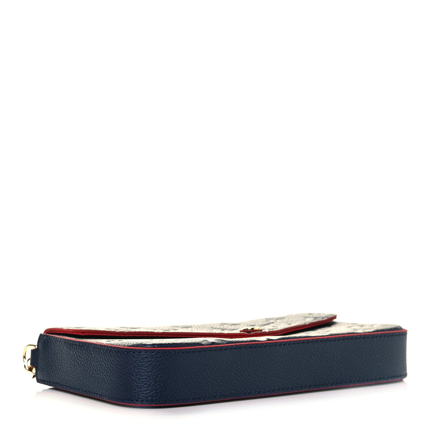 Empreinte Pochette Felicie Chain Wallet Marine Rouge