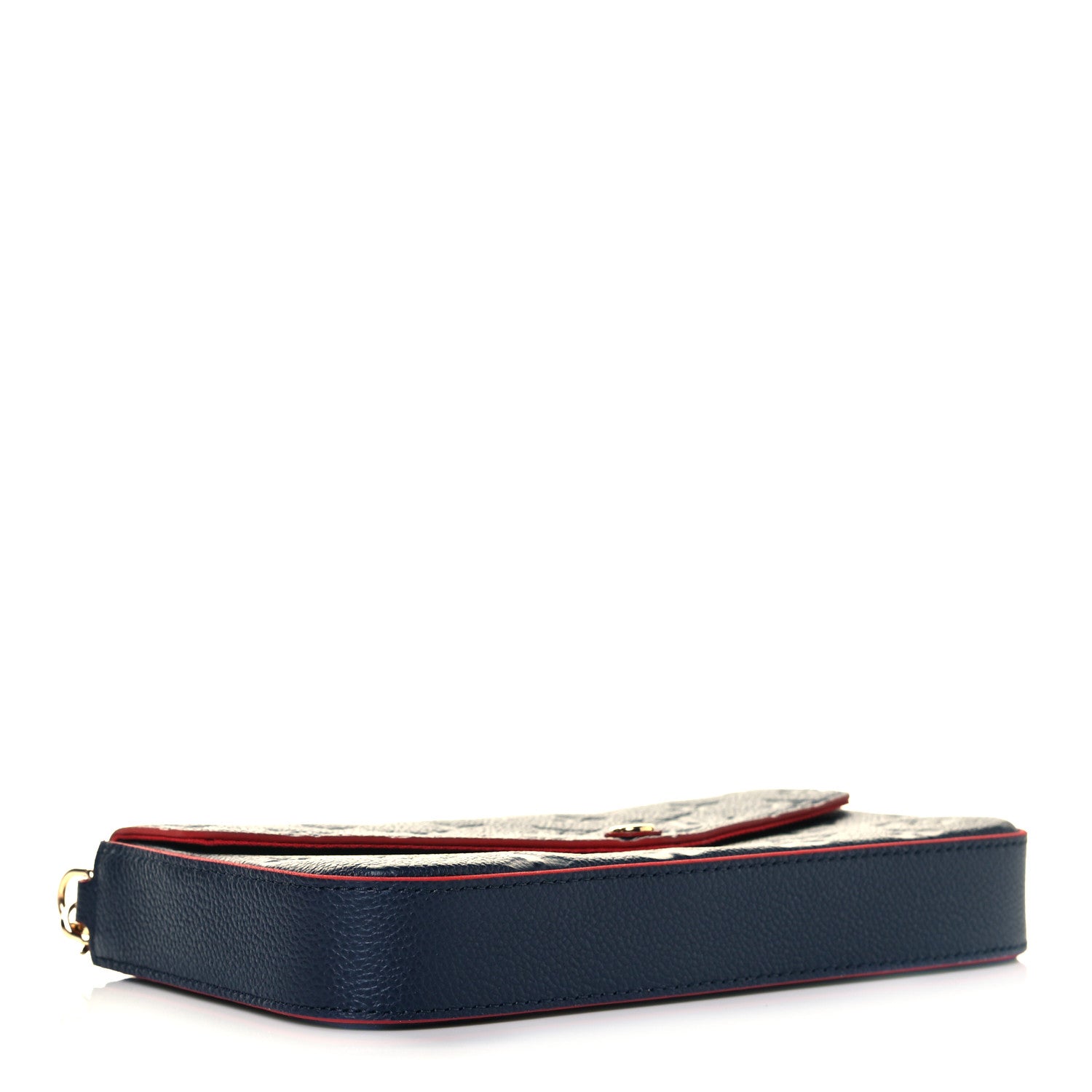 Louis Vuitton Empreinte Pochette Felicie Chain Wallet Marine Rouge 5 of 10
