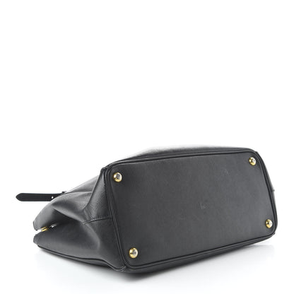 Prada Saffiano Medium Galleria Double Zip Tote Black 5 of 17