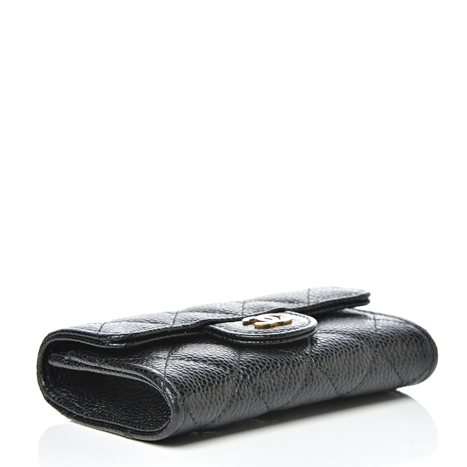 Chanel Caviar Quilted Flap Card Holder Black 3 of 8