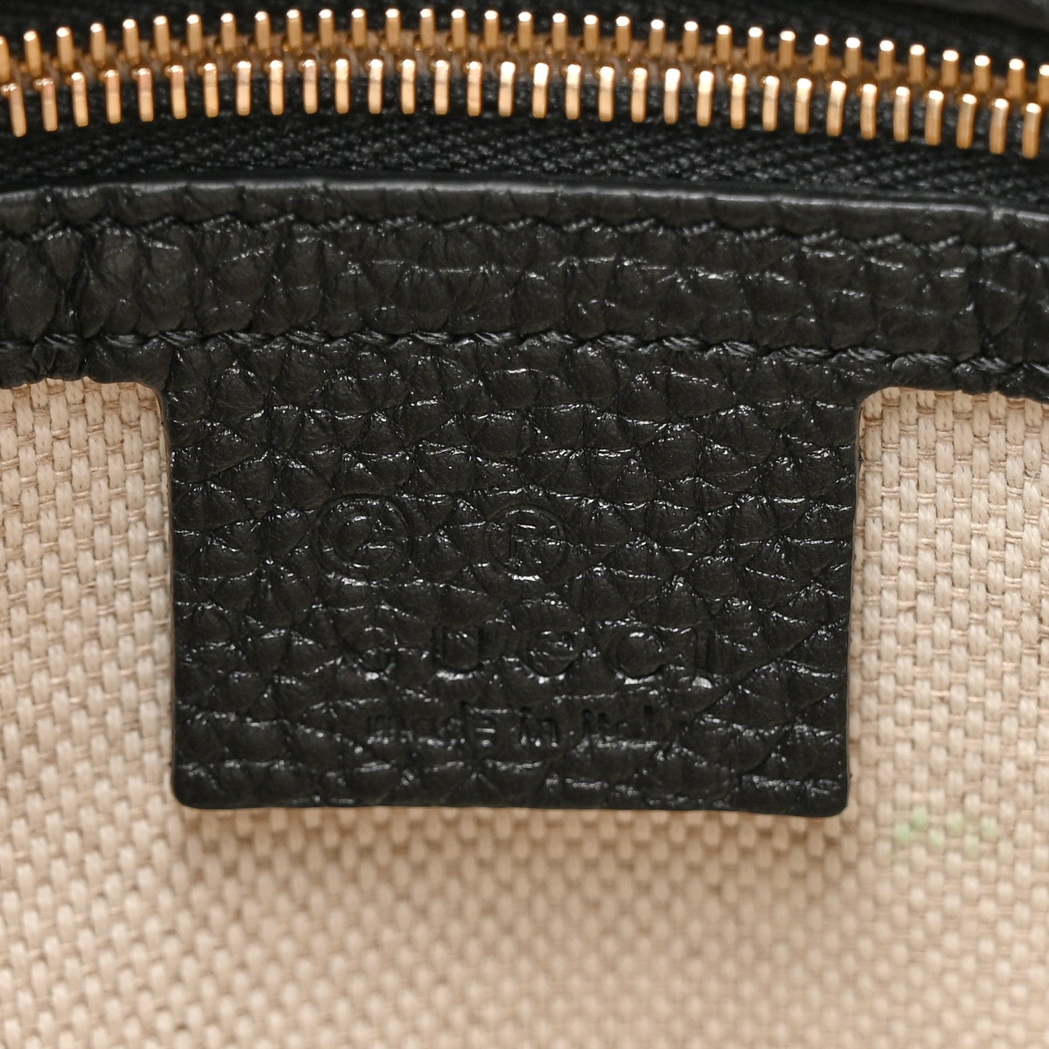 Gucci Pebbled Calfskin Large Soho Hobo Black 6 of 11