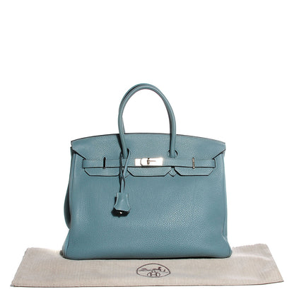 Hermes Togo Birkin 35 Ciel 6 of 23
