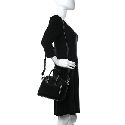 Givenchy Textured Patent Calfskin Mini Antigona Black 2 of 13