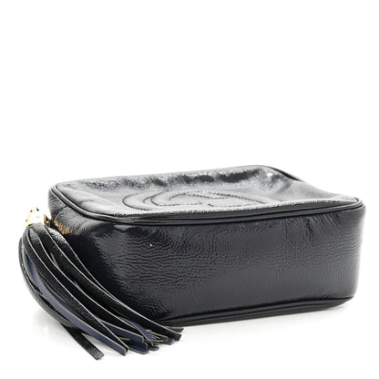 Gucci Vernice Naplack Small Soho Disco Bag Uniform Blue 4 of 14