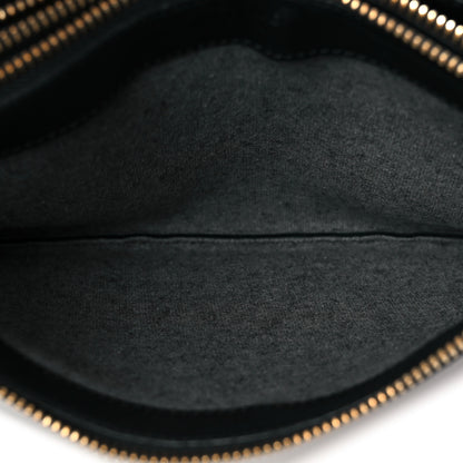 Celine Lambskin Large Trio Crossbody Bag Black 8 of 11