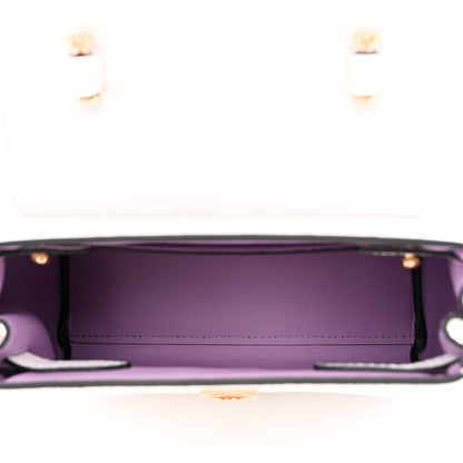 Versace Grained Calfskin Small La Medusa Top Handle Bag White 5 of 9