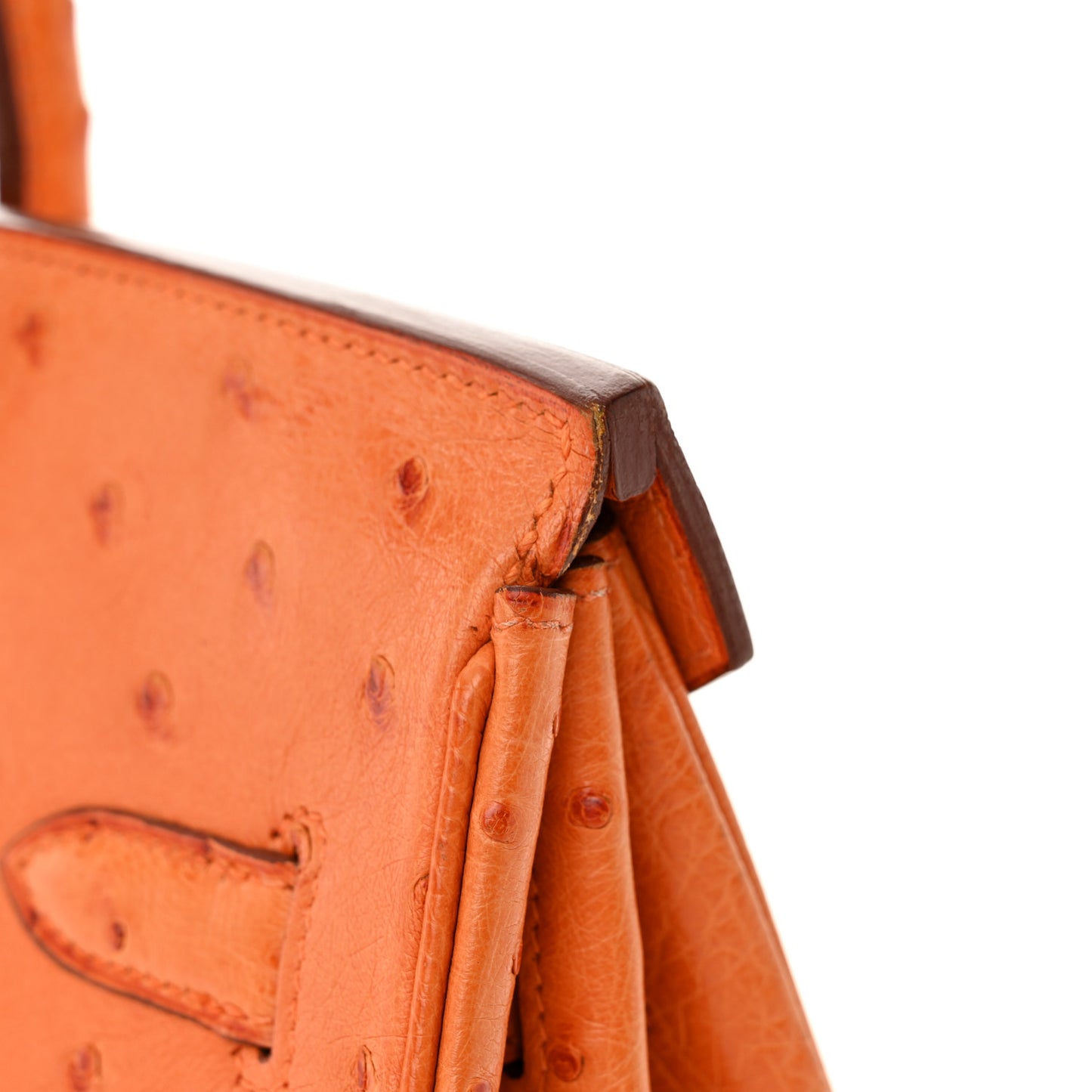 Ostrich Birkin 35 Orange