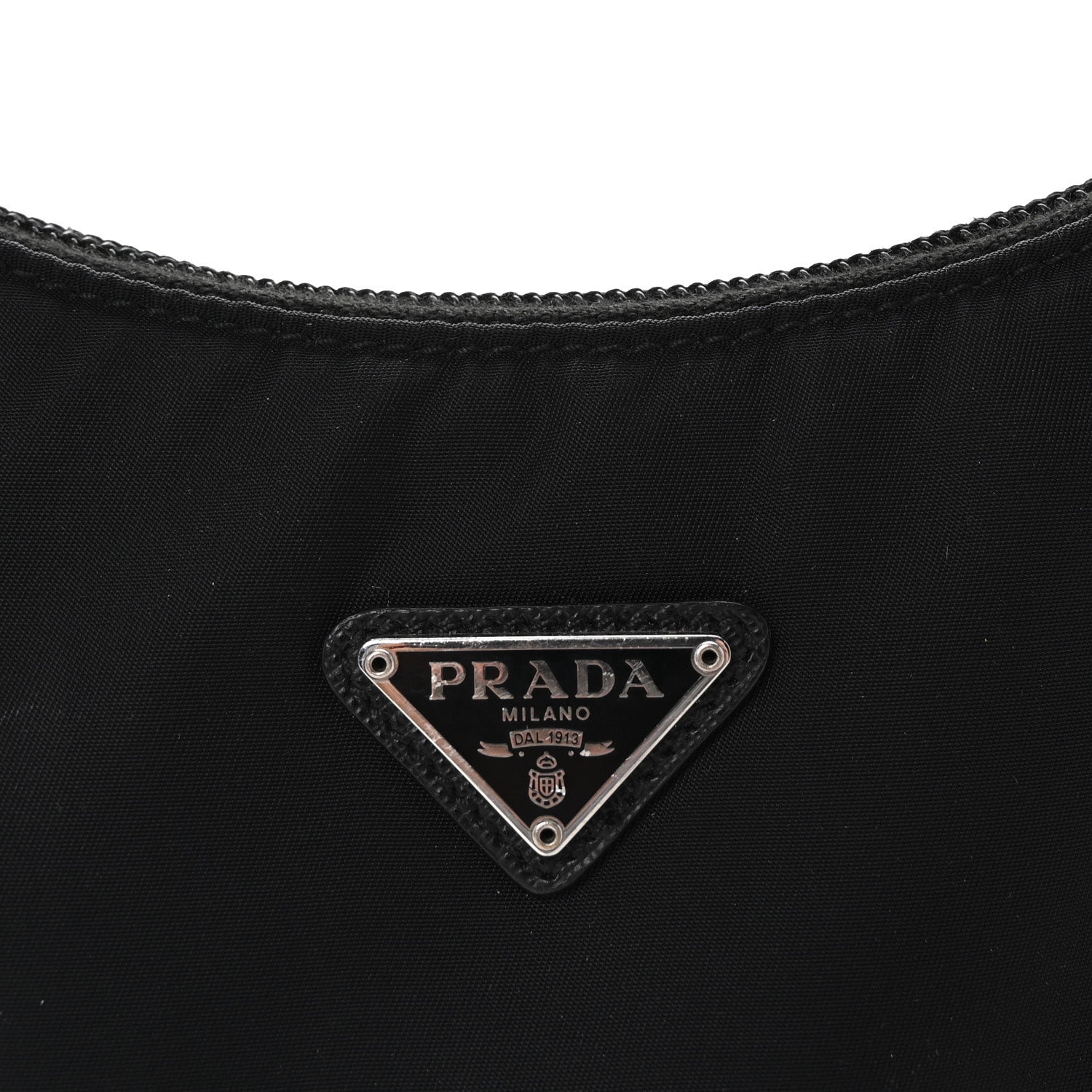 Prada Tessuto Nylon Mini Re-Edition 2000 Bag Black 7 of 9