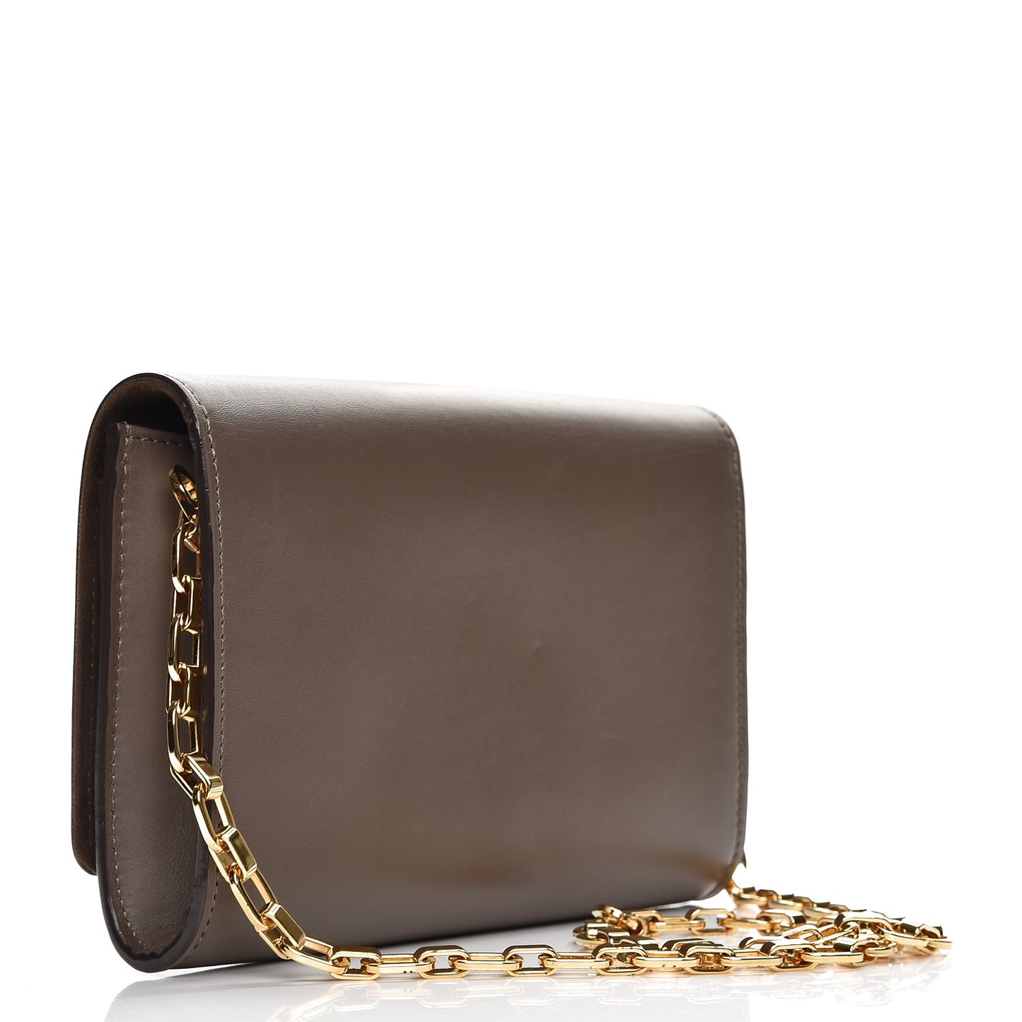 Calfskin Chain Louise GM Granit