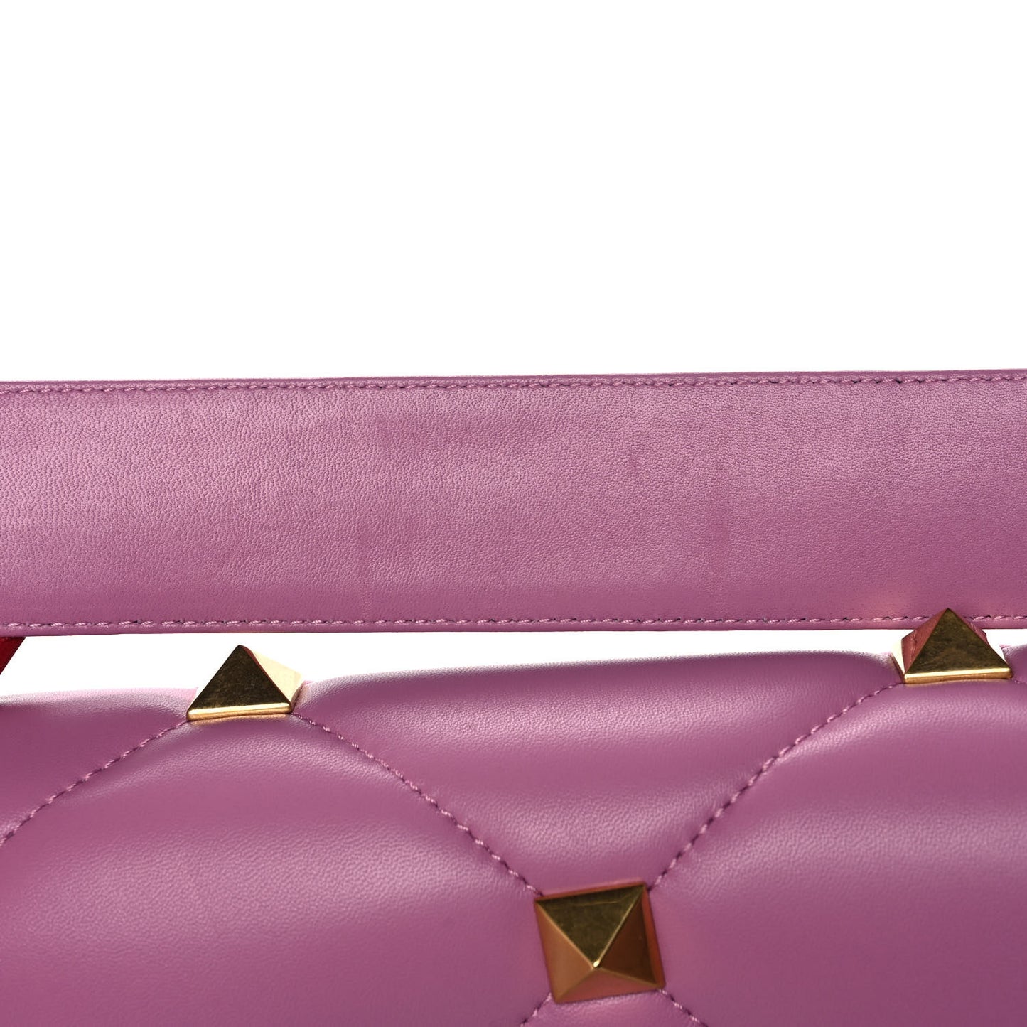 Nappa Large Roman Stud Shoulder Bag Giacinto