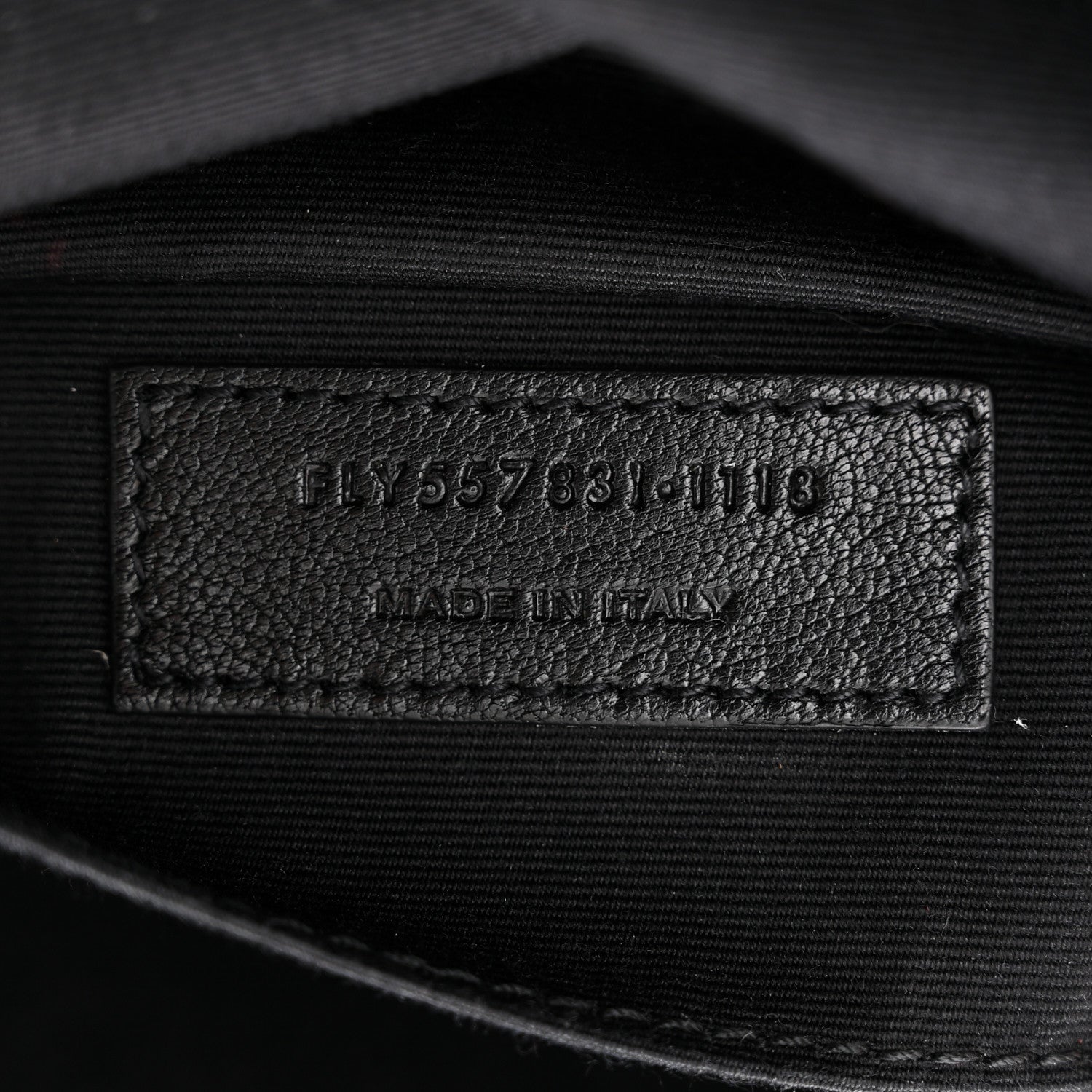 Saint Laurent Calfskin Studded Marsupio Belt Bag Black 7 of 11