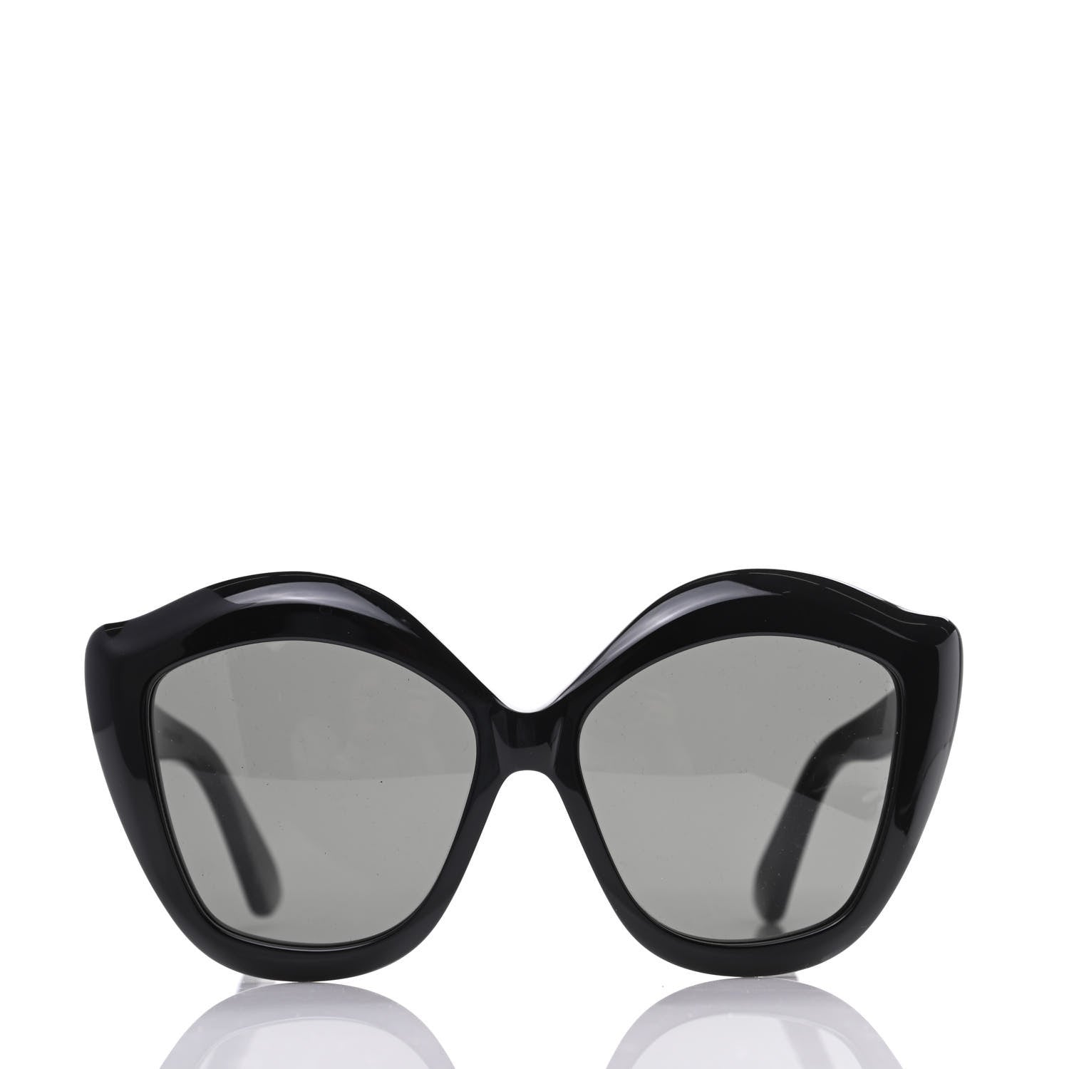 Gucci Cat Eye GG0117S Sunglasses Black 2 of 8