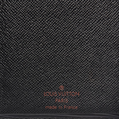 Louis Vuitton Epi Checkbook Organizer Wallet Black 6 of 10