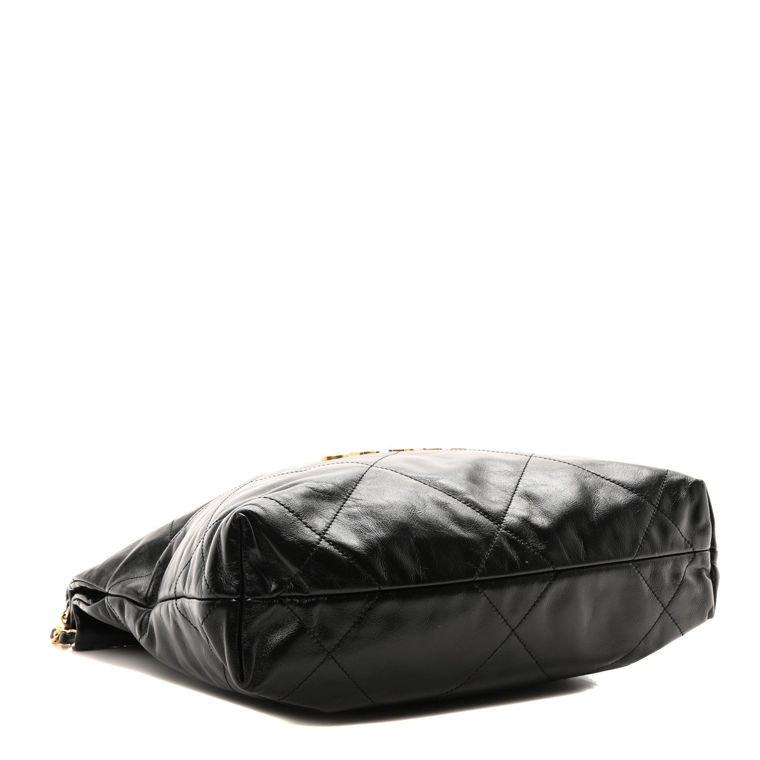 Chanel Shiny Calfskin Quilted Small Chanel 22 Black 9 of 12