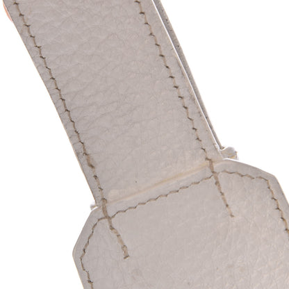 Hermes Taurillon Clemence Jypsiere 34 White 12 of 22