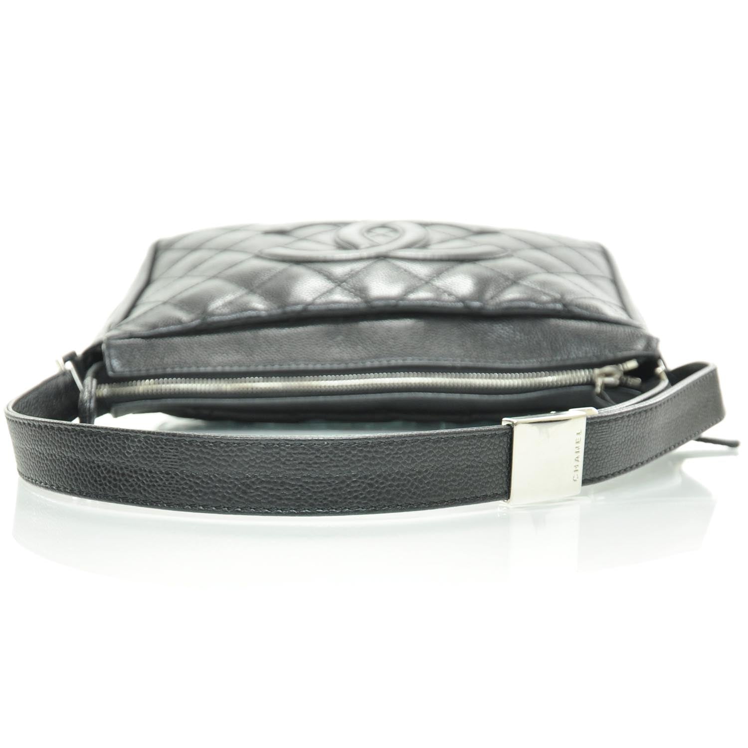 Chanel Caviar Quilted Shoulder Bag Black 5 of 9
