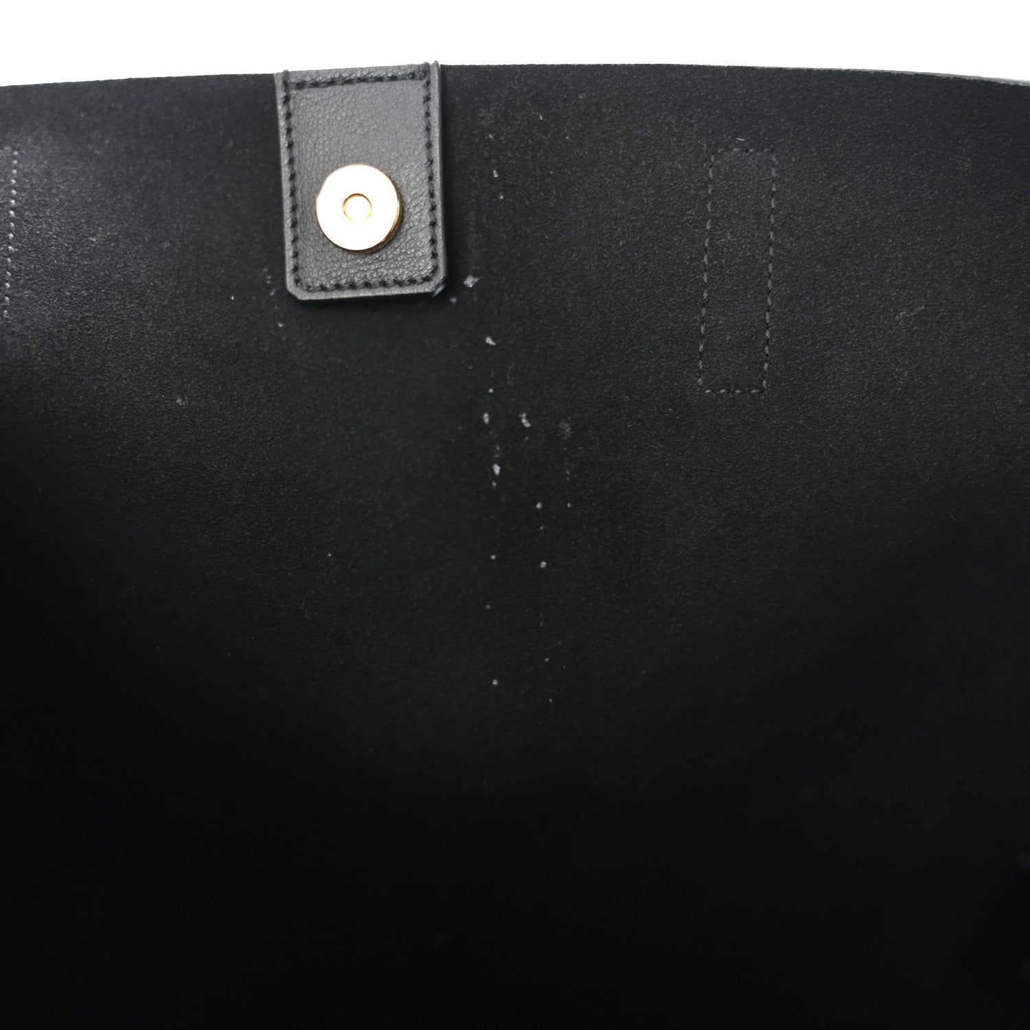 Saint Laurent Calfskin North-South Shopping Tote Black 14 of 14