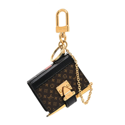 Louis Vuitton Monogram Book Ring Holder Black 1 of 7
