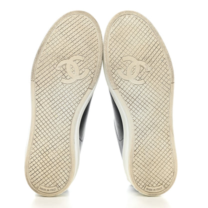 Chanel Calfskin CC Womens Sneakers 36 Black 5 of 8