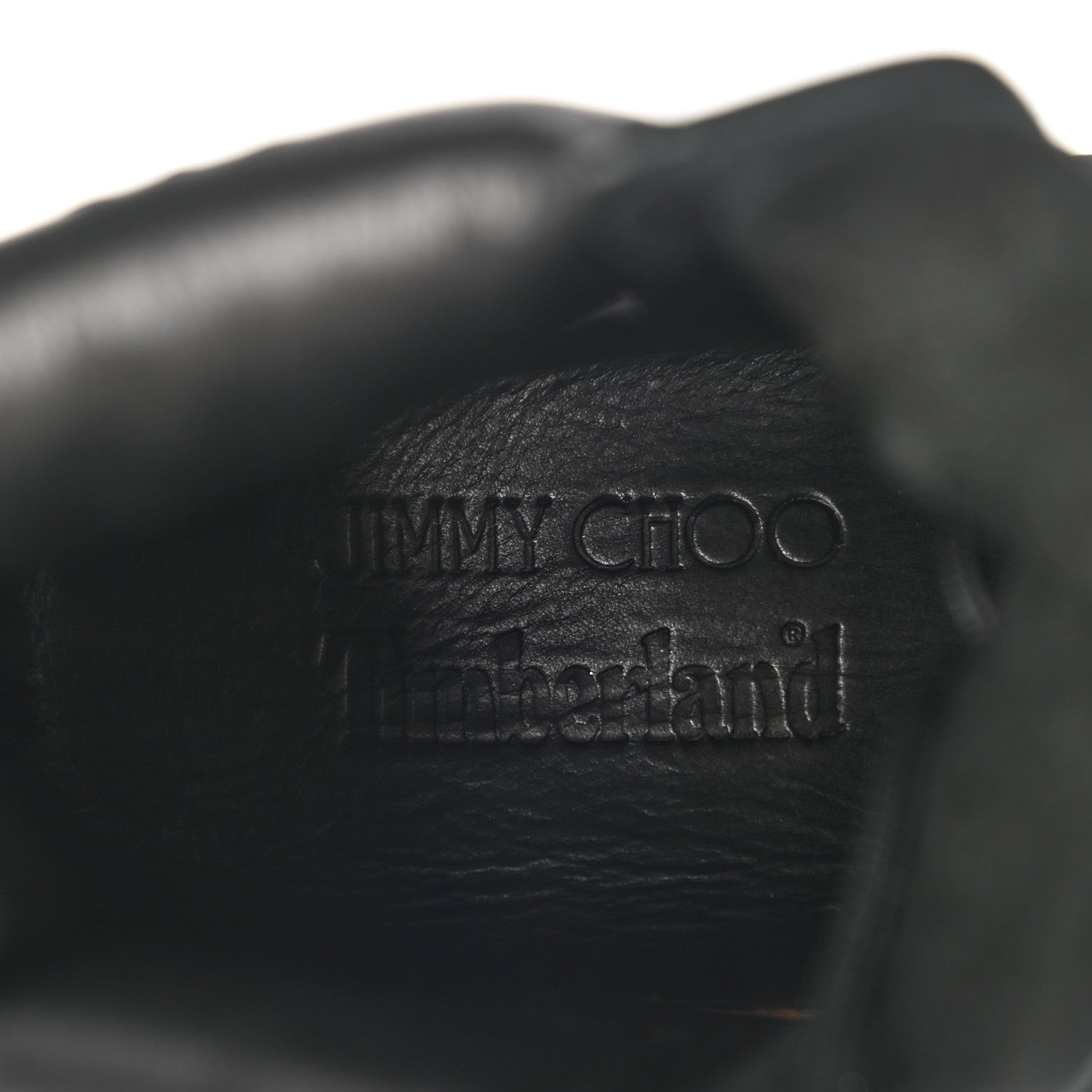 Jimmy Choo X TIMBERLAND Nubuck Glitter Mens Ankle Boots 9 Black Gunmetal 7 of 9