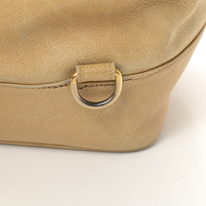 Chanel Caviar Drawstring Sling Backpack Beige 16 of 16