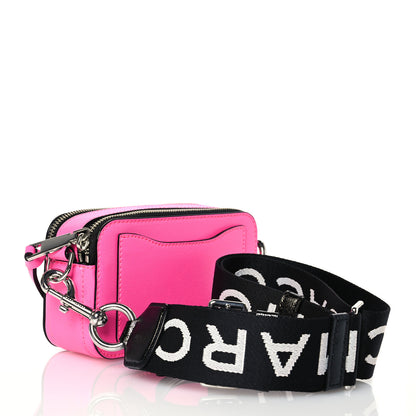 Marc Jacobs Saffiano Small Snapshot Camera Bag Bright Pink 3 of 15