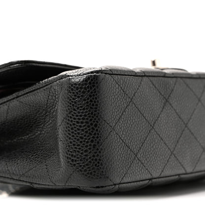 Chanel Caviar Quilted Medium Double Flap Black 25 of 40