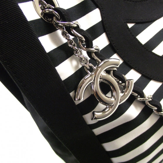 CC Striped Large Shopping Tote