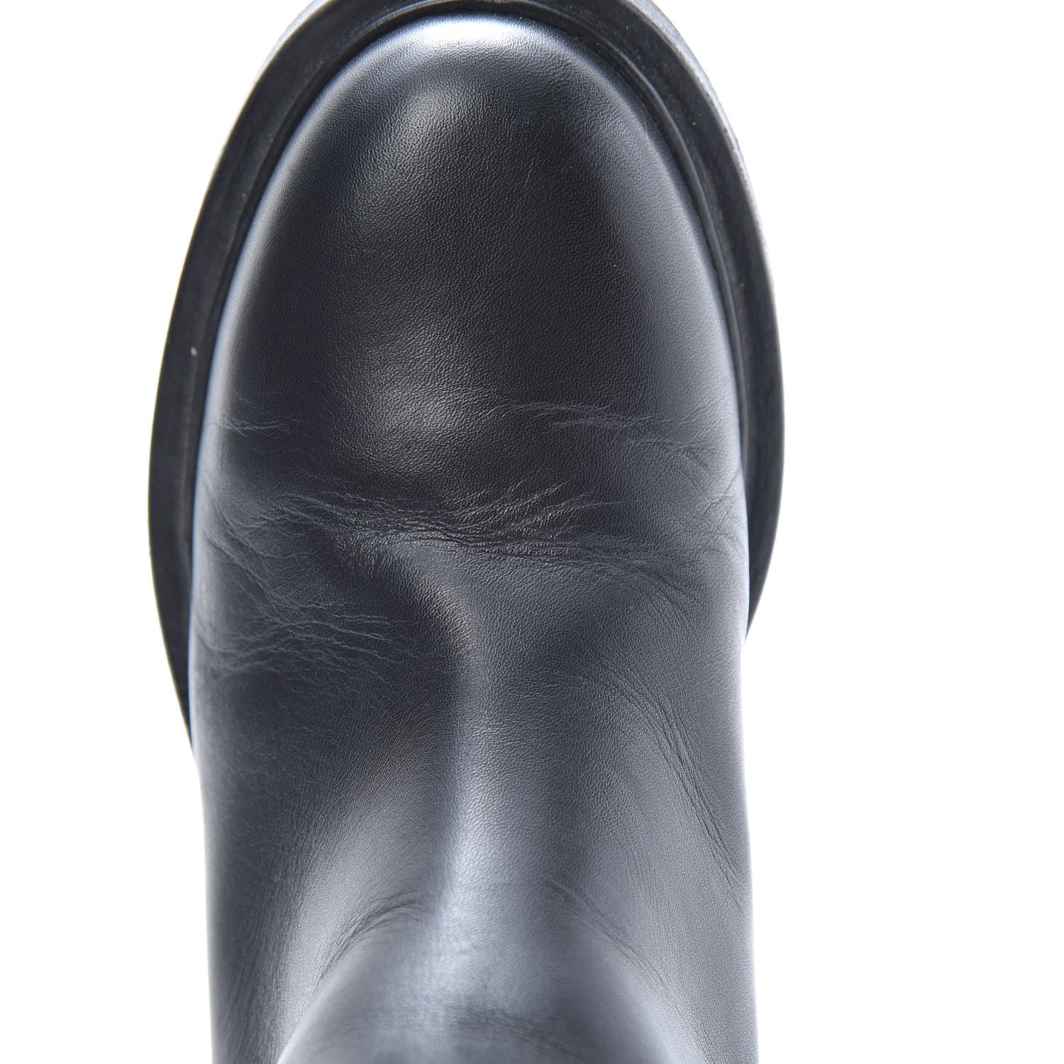 Chanel Calfskin Knee High Boots 39 Black 12 of 16