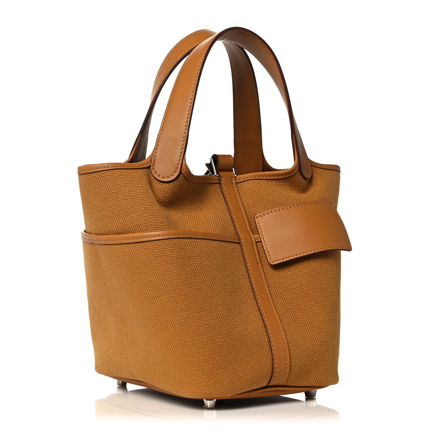 Hermes Toile Goeland Swift Cargo Picotin Lock 18 Sesame 3 of 10