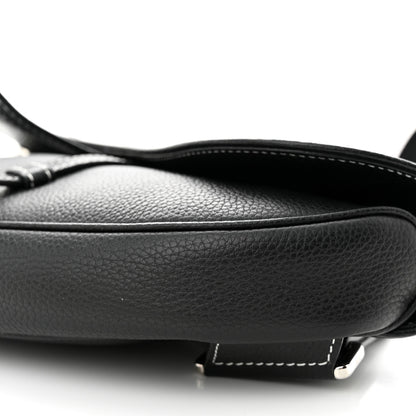 Christian Dior X KAWS Grained Calfskin Bee Saddle Bag Black 10 of 11
