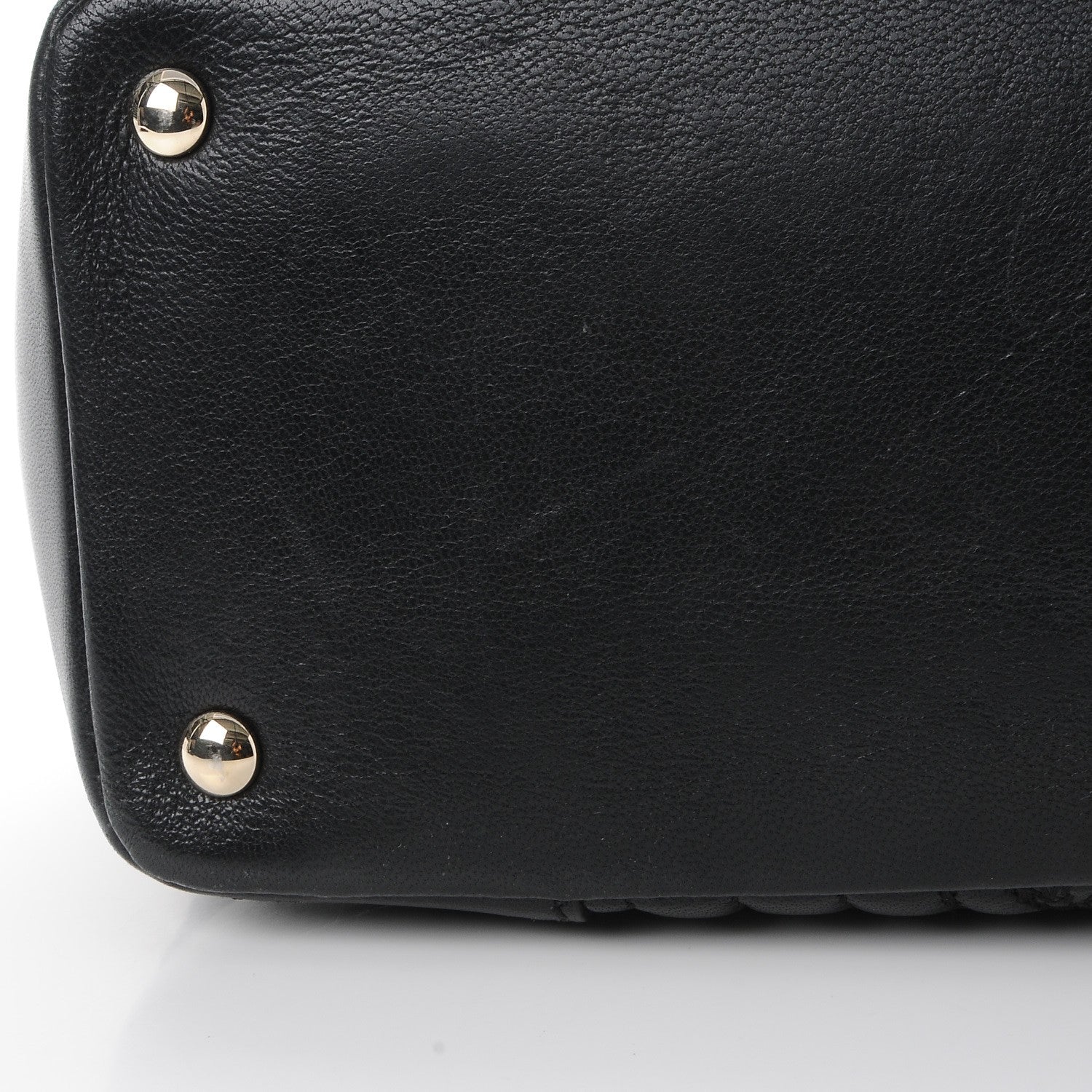 Versace Barocco Quilted Nappa Altea Vanitas Satchel Black 9 of 9