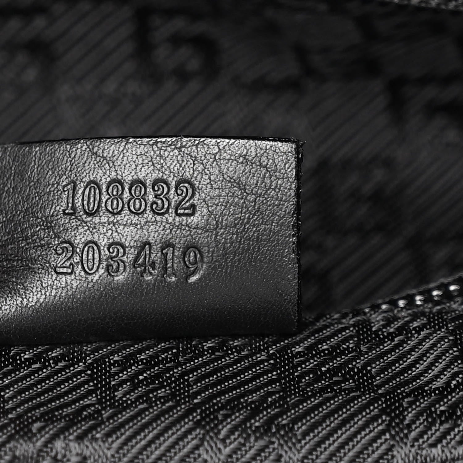Gucci Canvas Vertical Tote Black 7 of 12