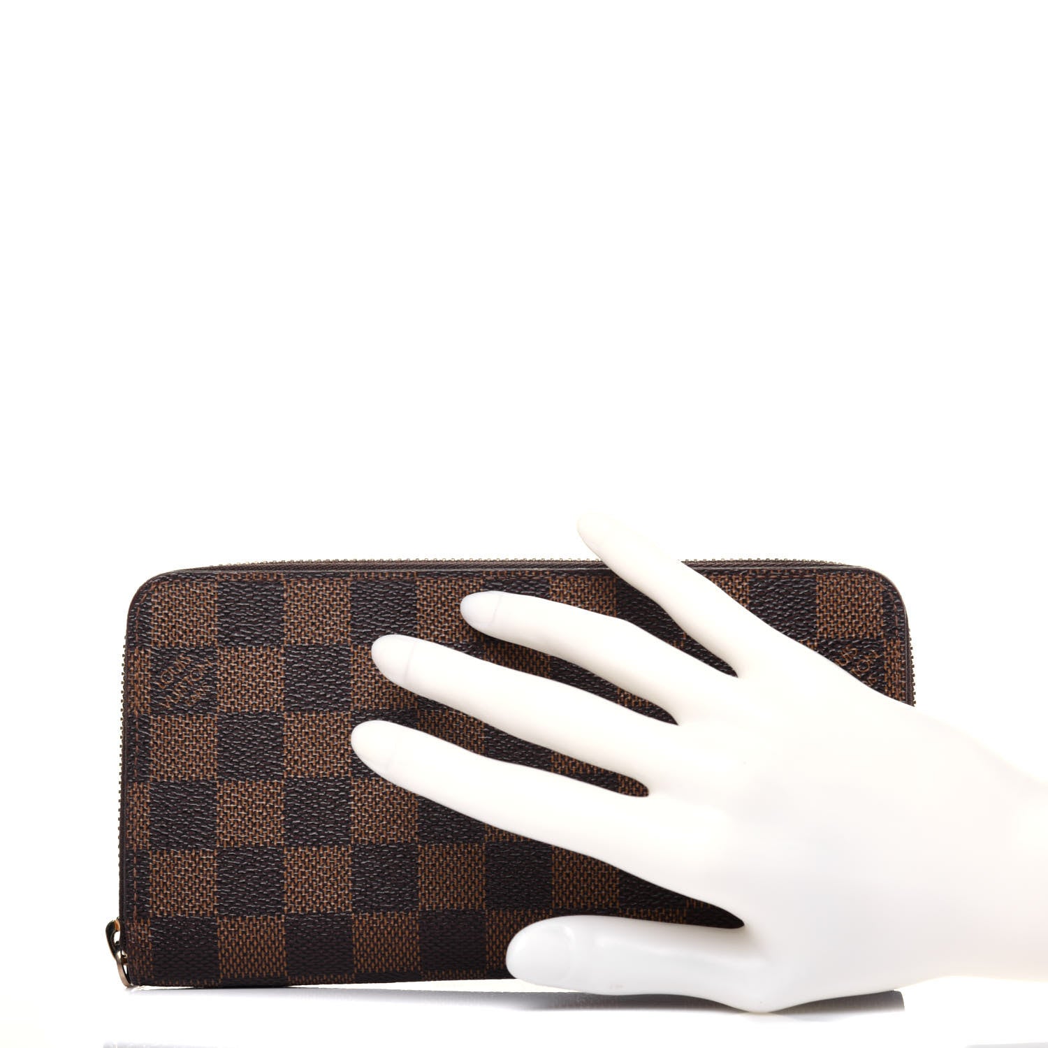 Louis Vuitton Damier Ebene Zippy Wallet 2 of 15